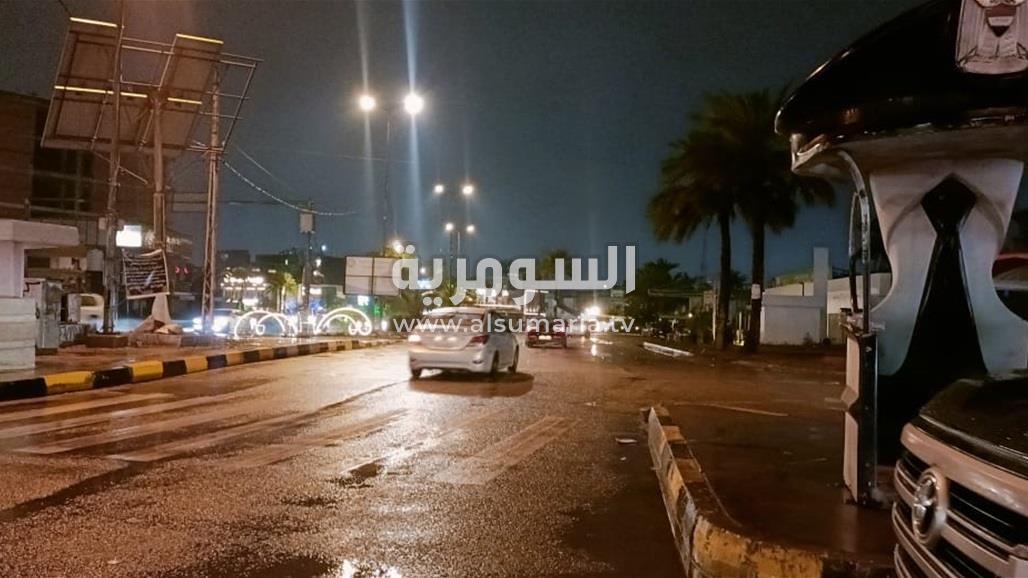 بعدسة السومرية.. شوارع بغداد بعد زخات المطر