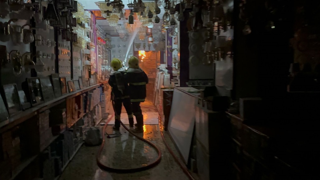 اندلاع حريق جنوب محافظة النجف