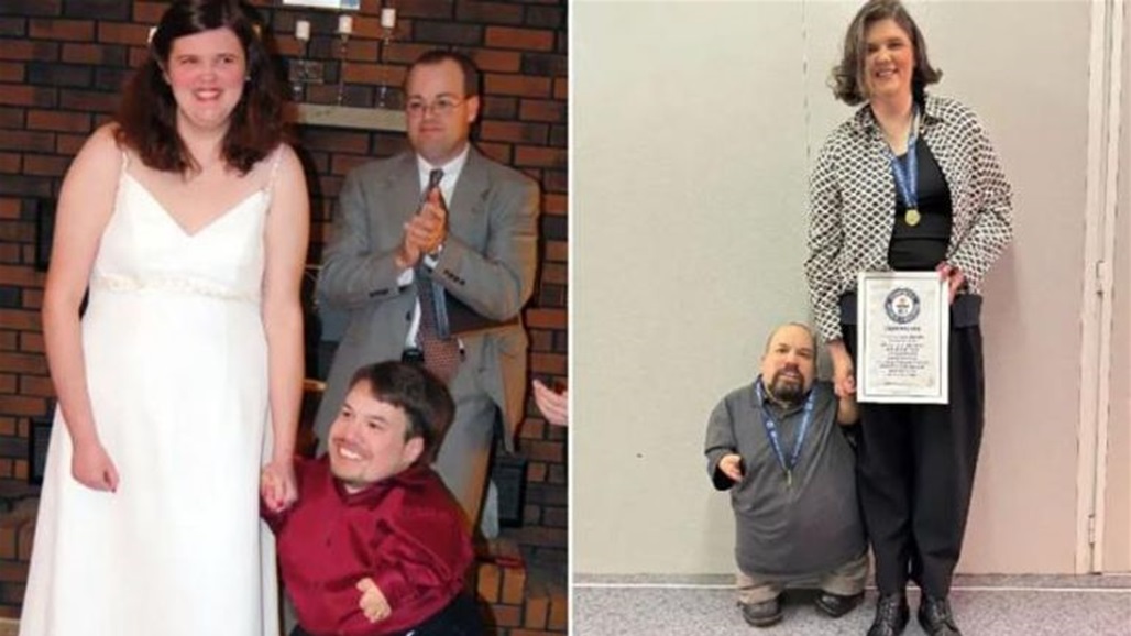 فارق الطول يدخل زوجين أمريكيين موسوعة "غينيس"