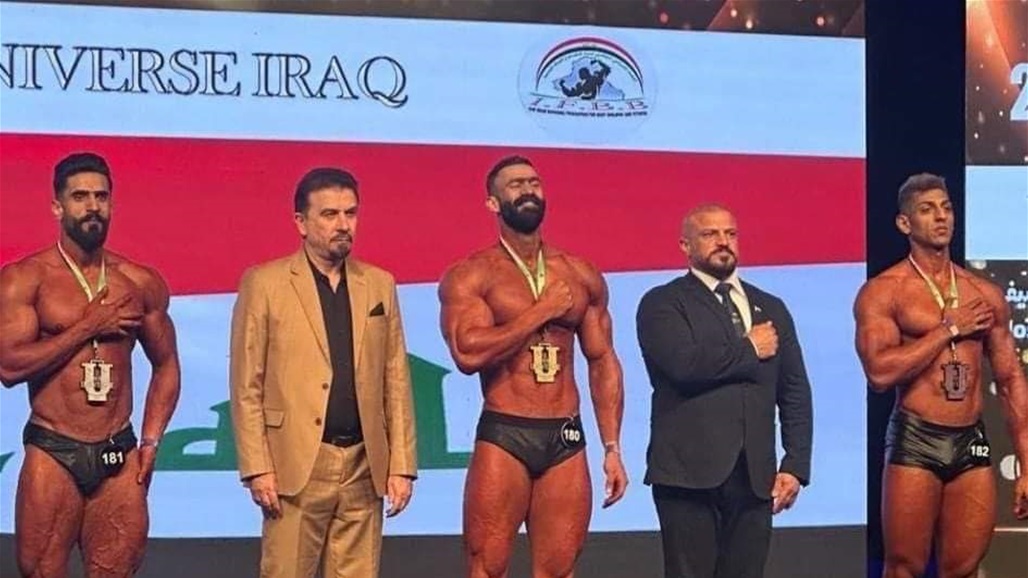 شاب من سامراء يتحدى الظروف ويفوز ببطولة "سيد الكون" لكمال الاجسام في السليمانية (صور)