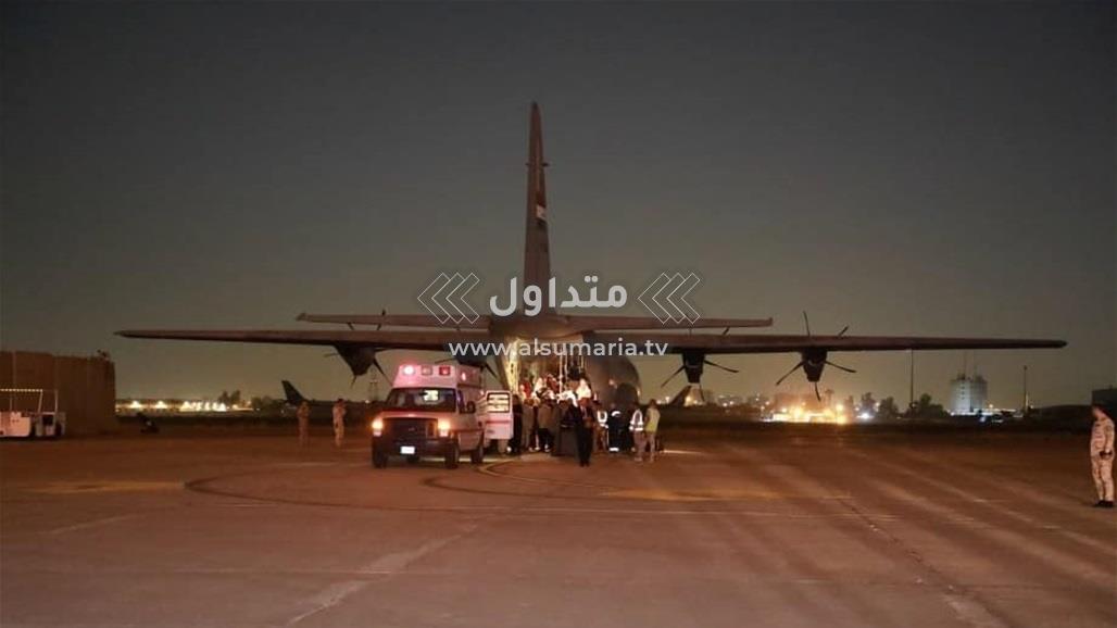 بالصور.. العراق يستقبل أول وجبة من الجرحى الفلسطينيين