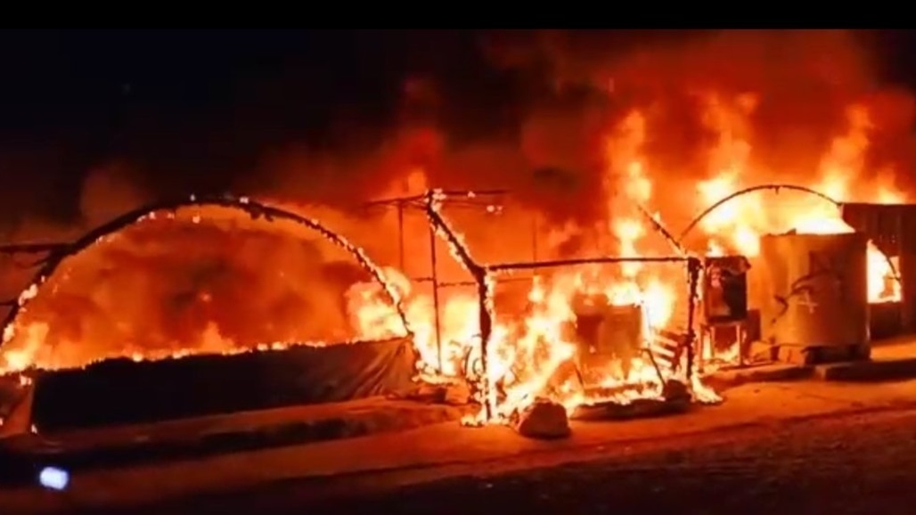 حريق في "شاريا" بدهوك