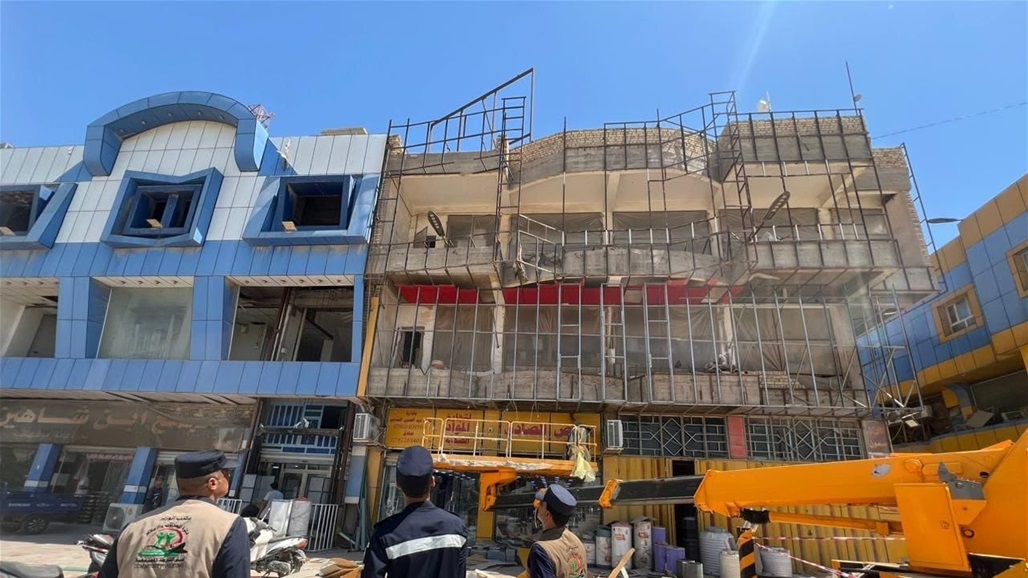 عمارات السماوة "تتعرى".. إزالة شاملة لواجهات "الكوبوند" سريعة الاشتعال (صور)