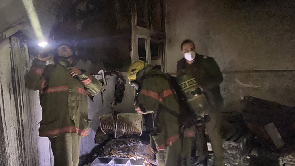 "حريق شعبة أملاك الناصرية".. مطالبات بالتحقيق الفوري وشكوك بتعمد افتعال الحادث