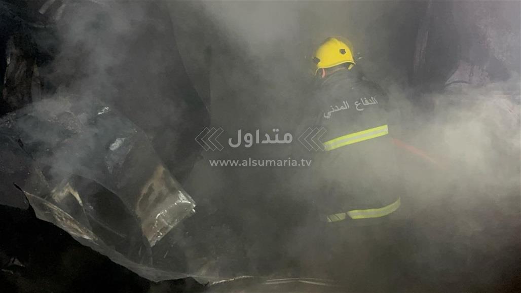 اندلاع حريق بمخازن للحلويات في كربلاء