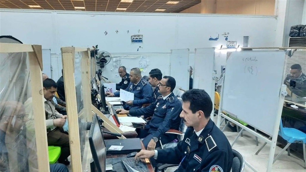 مخطط لآلية الحجز الالكتروني لمواقع التسجيل في المرور