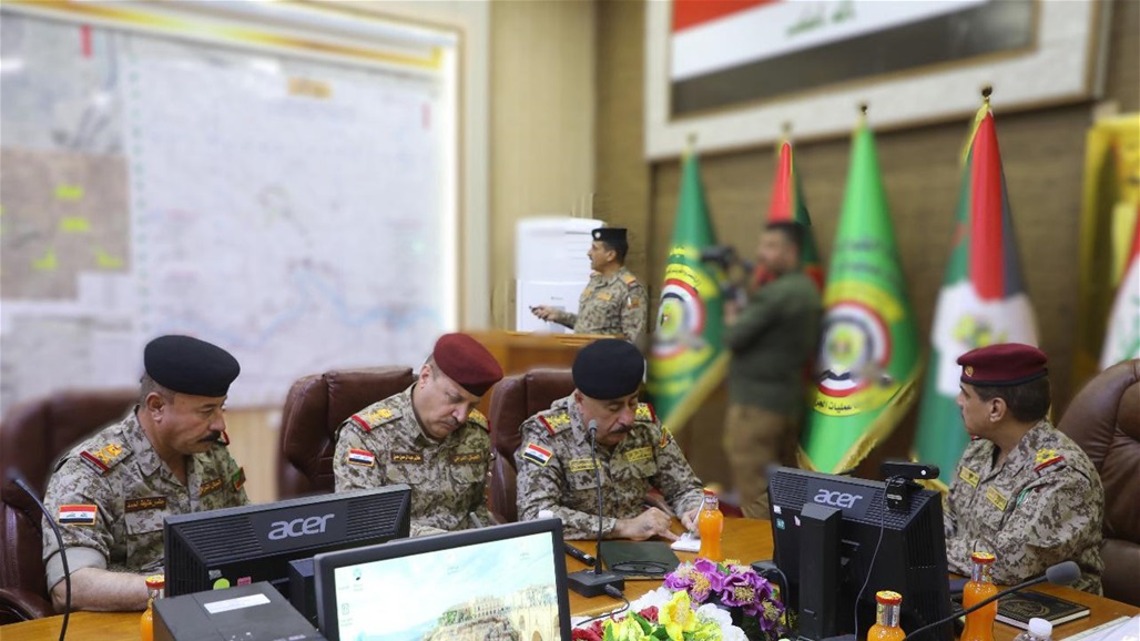 انطلاق عملية أمنية واسعة لتفتيش شمال راوه وجزيرة نينوى(صور)