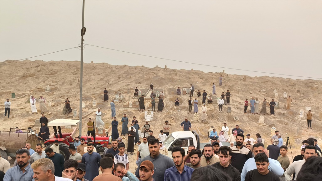 حادثة جامعة تكريت: ذوي المغدور يدفنون فقيدهم.. والأستاذ &quot;ابتلع رام الفضيحة&quot; (صور)