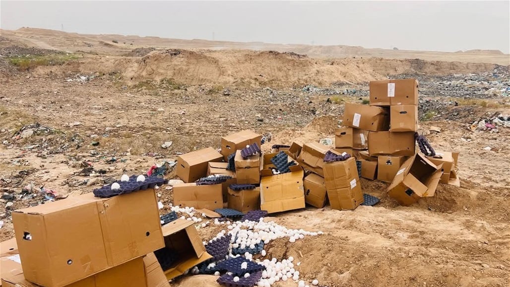 في سامراء.. اتلاف بيض &quot;مجهول المصدر&quot;