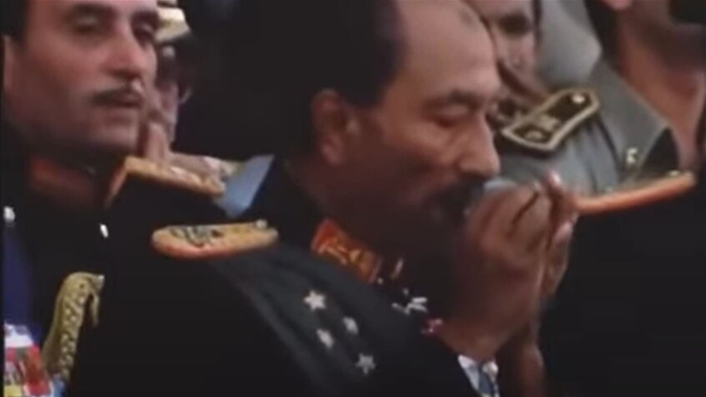 مشاهد تعرض لأول مرة.. لقطات جديدة لاغتيال السادات بالصوت والصورة (فيديو)
