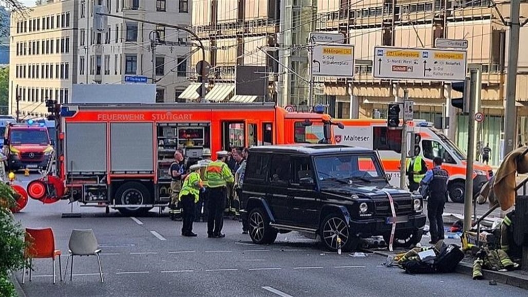 إصابة 8 أشخاص بينهم حالات خطرة بحادث دهس في شتوتغارت