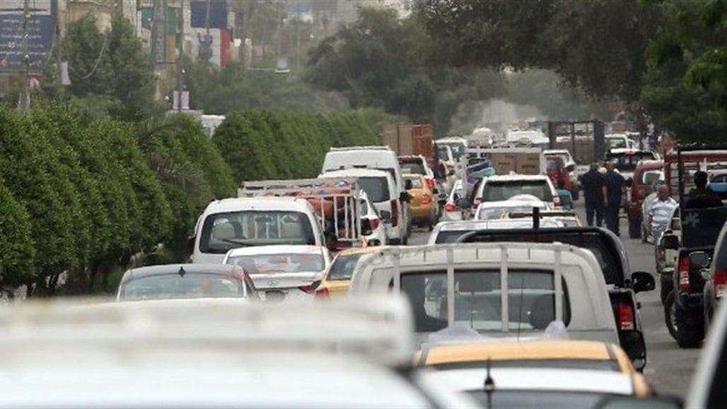 اختناق مروري وطوابير تمتد لعشرات الامتار.. شوارع بغداد صباح اليوم