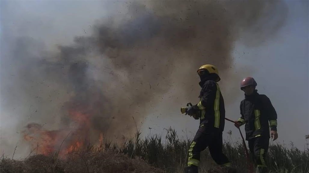  في الديوانية.. السيطرة على حريق بمحصول للحنطة
