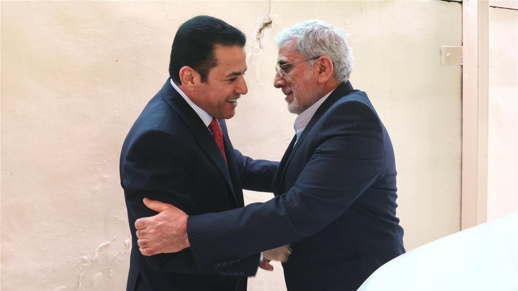 الاعرجي يستقبل قاآني في بغداد: تأكيد على أهمية نجاح مفاوضات طهران وواشنطن