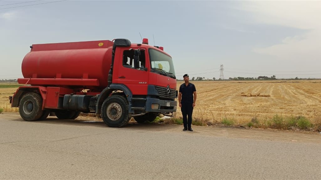 النجف.. انتشار لفرق الدفاع المدني لتأمين محصول الحنطة