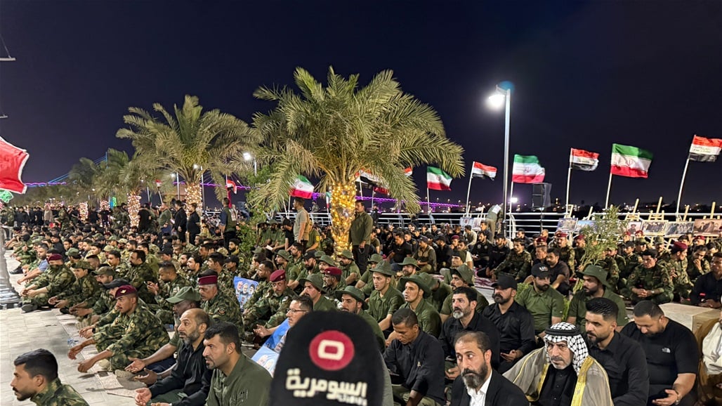 في البصرة.. المئات من المواطنين يدعون لنصرة إيران