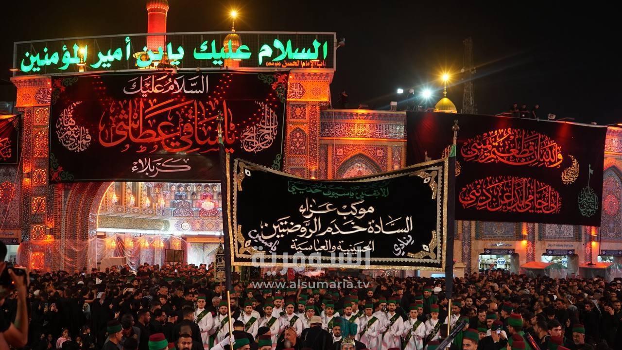 بعدسة السومرية.. ليلة عاشوراء في كربلاء