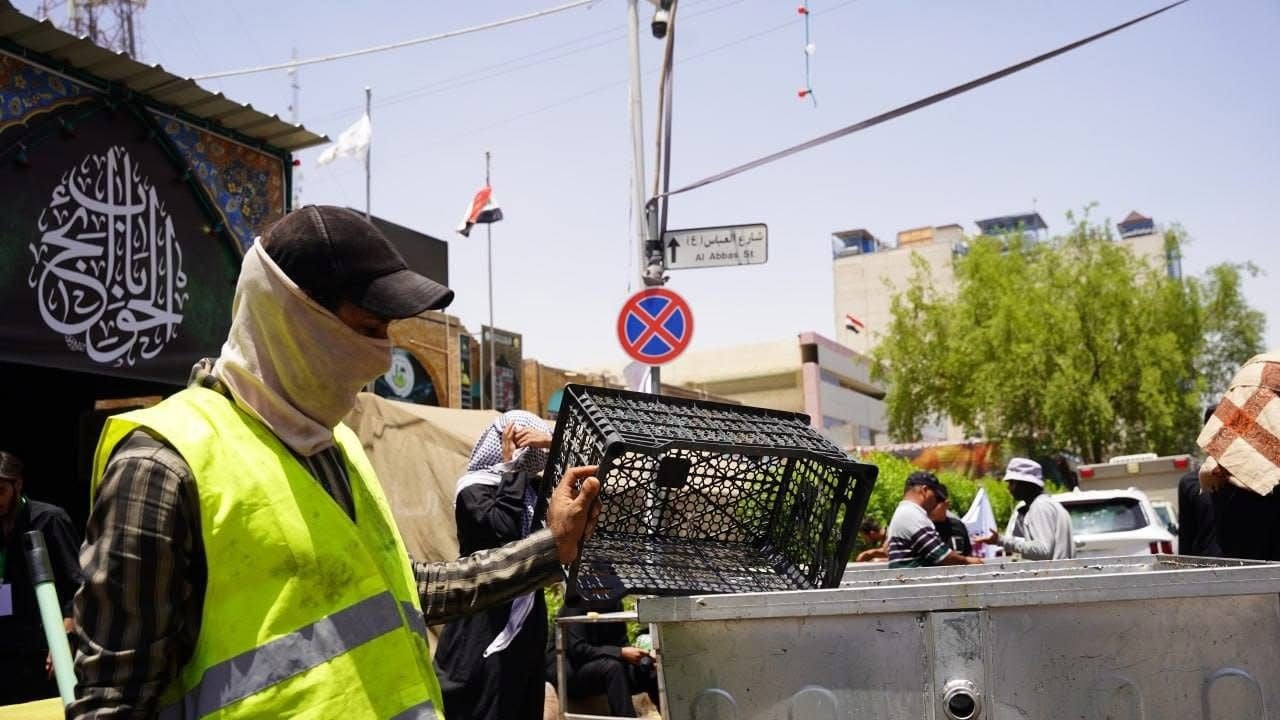 كربلاء تعلن رفع 15 الف طن من النفايات حتى الان
