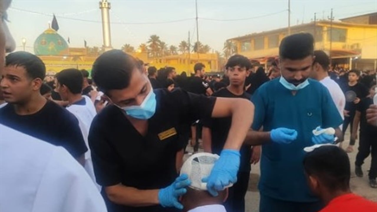 صحة بابل تعلن &quot;التعامل&quot; مع نحو 6 آلاف متطبر في عاشوراء
