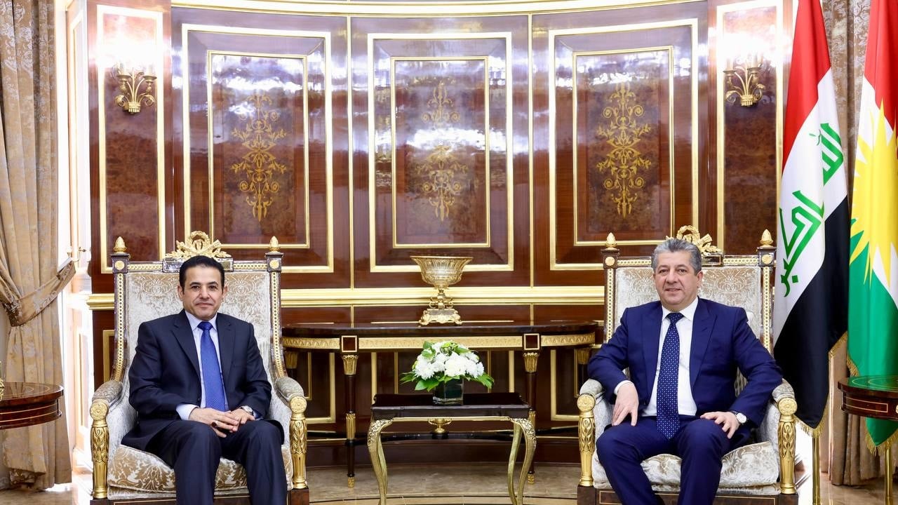 الاعرجي يبحث مع رئيس كردستان تنفيذ الاتفاق الأمني المشترك بين العراق وإيران