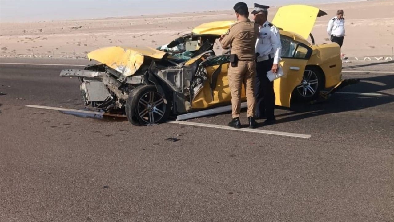 حادث مروع على سريع البصرة: مصرع شخص وإصابة 3 نساء قرب الرميلة