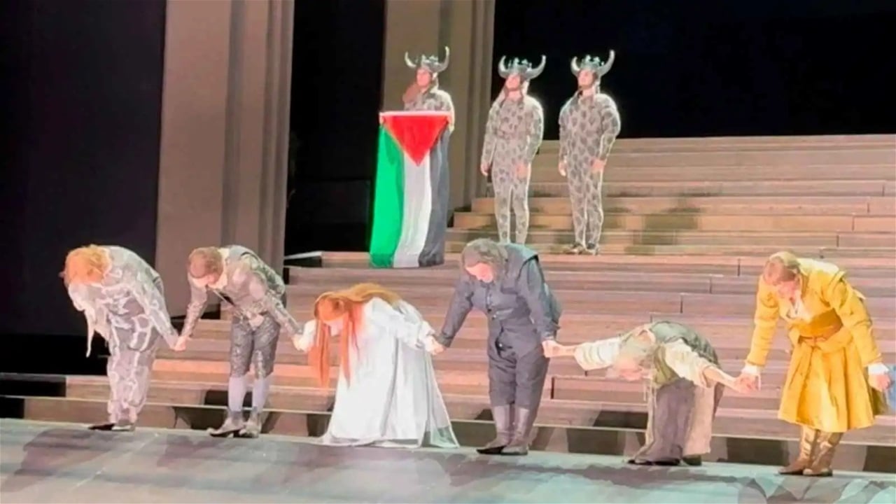 مشاجرة في &quot;أوبرا لندن&quot; بسبب فلسطين