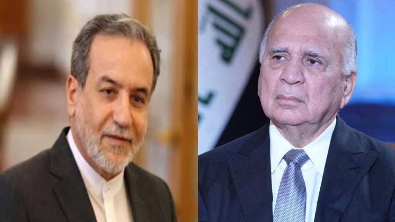 العراق وايران يبحثان تطورات الحوار بين طهران وأوروبا والوضع الإنساني في غزة