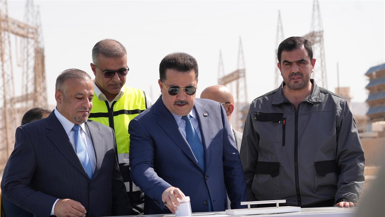 رئيس الوزراء يطلق الأعمال التنفيذية للمرحلة الأولى لمحطة كهرباء بيجي الغازية الثانية