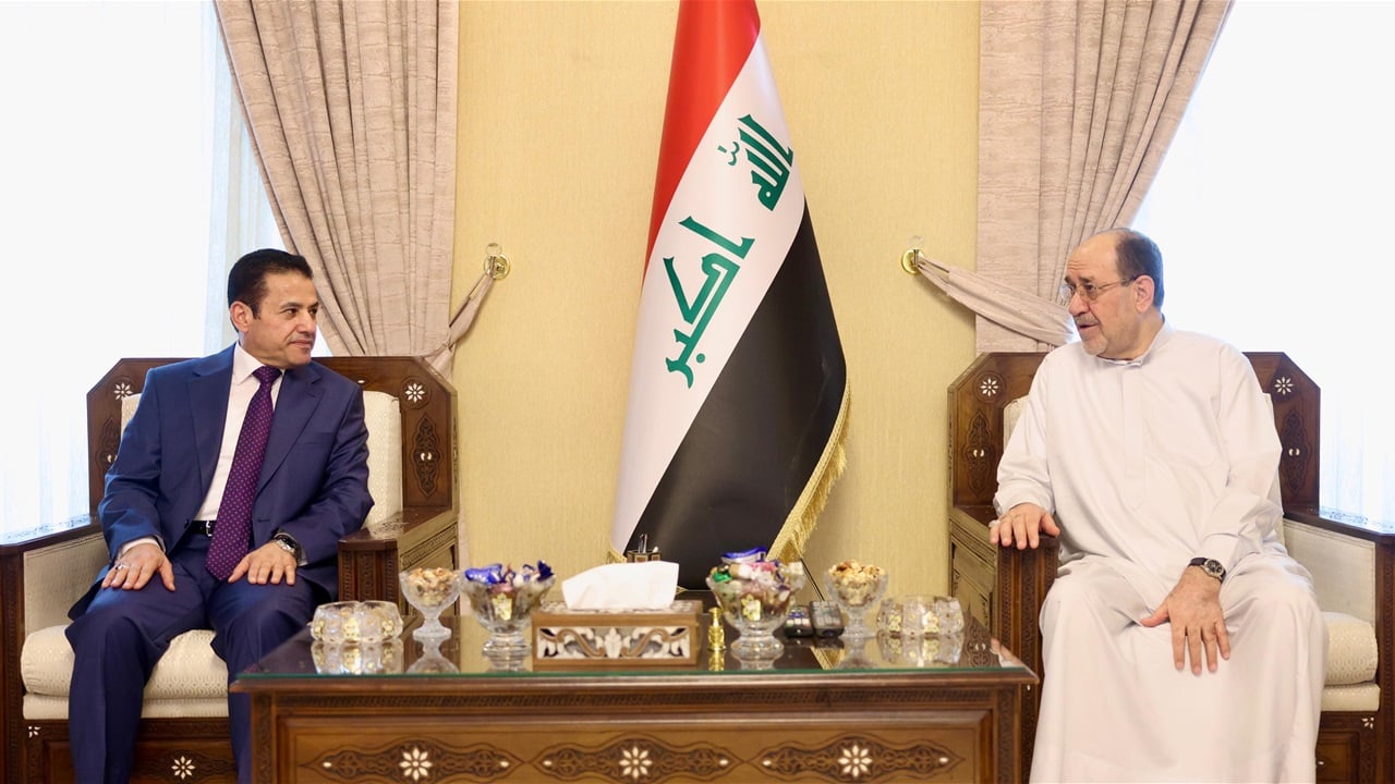 الاعرجي يلتقي المالكي للاطمئنان على صحته