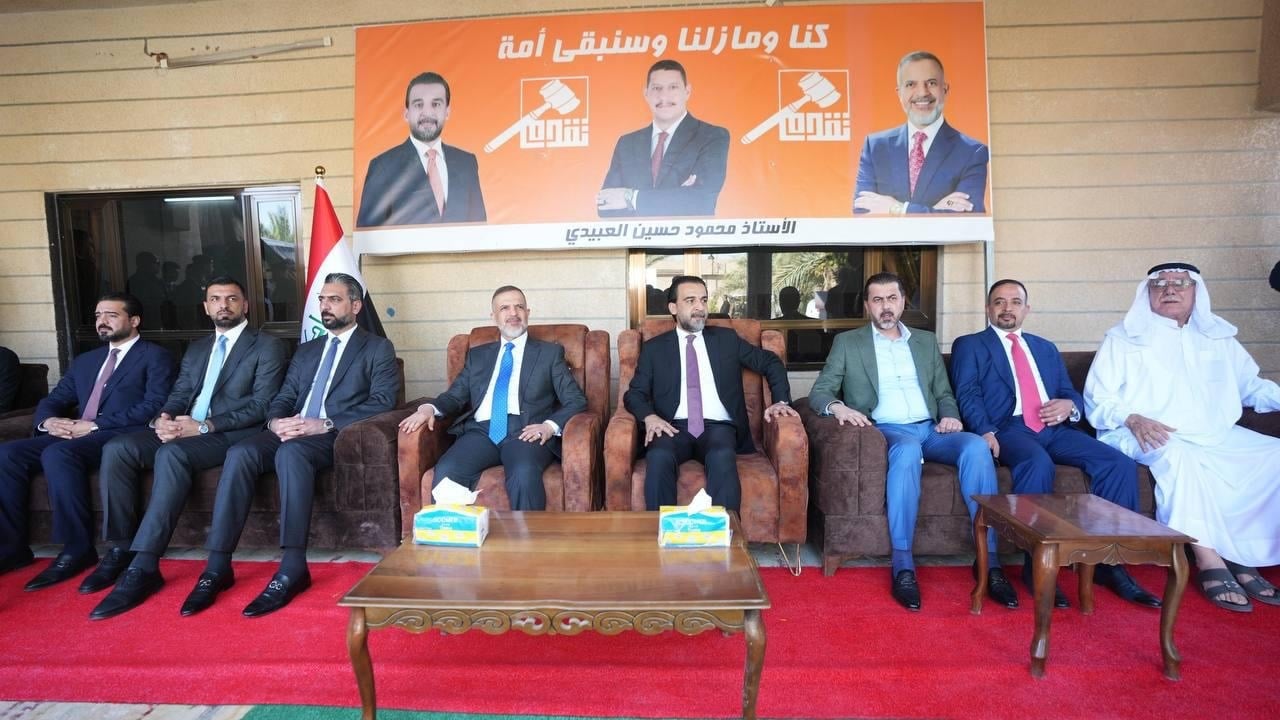 الحلبوسي يحضر تجمعين في كركوك لدعم مرشحين عن حزب تقدم