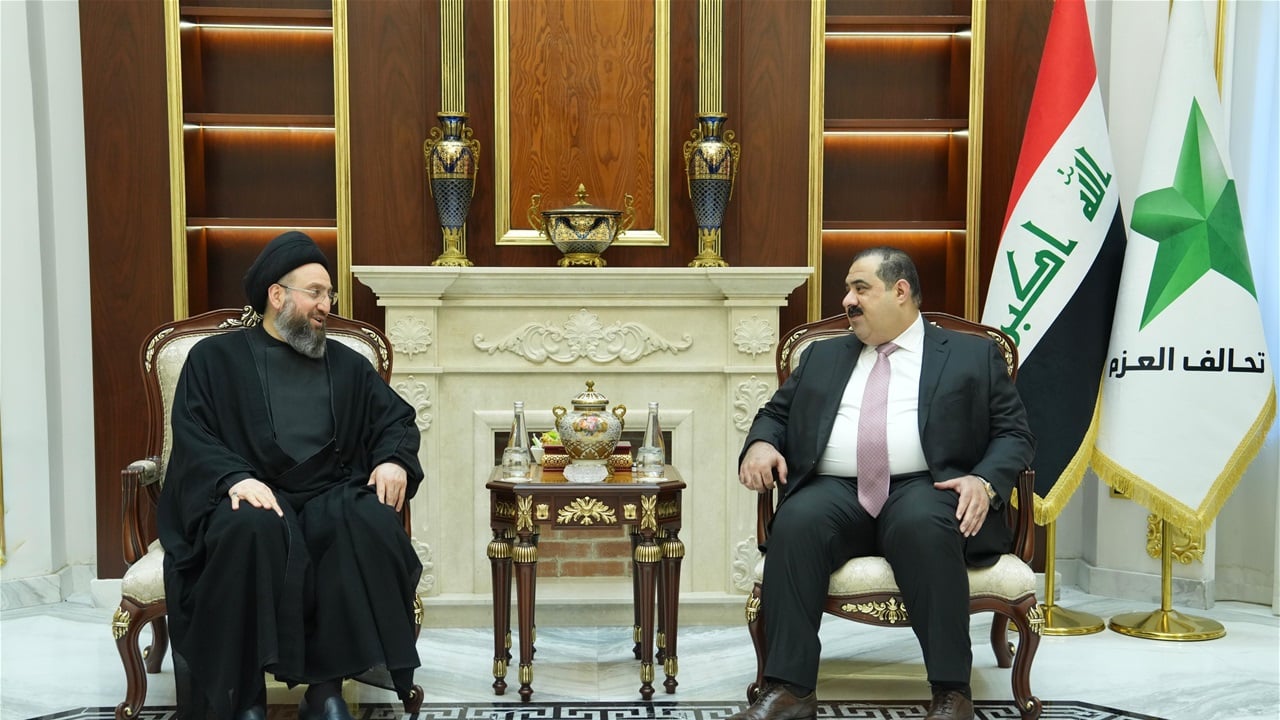 السّامرائي والسيد الحكيم يؤكدان أهمية توحيد الجهود بين القوى الوطنية لتعزيز الاستقرار 