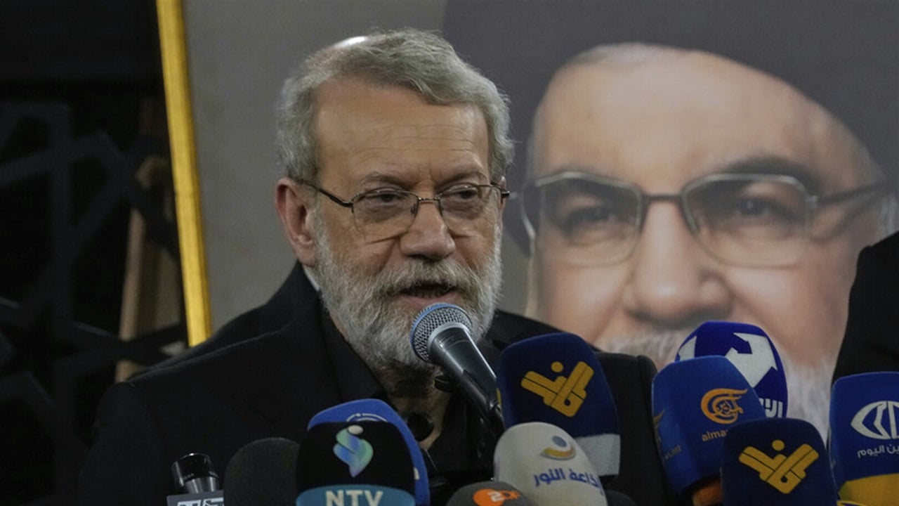 لاريجاني من مرقد نصر الله: سنقف الى جانب حزب الله دائما