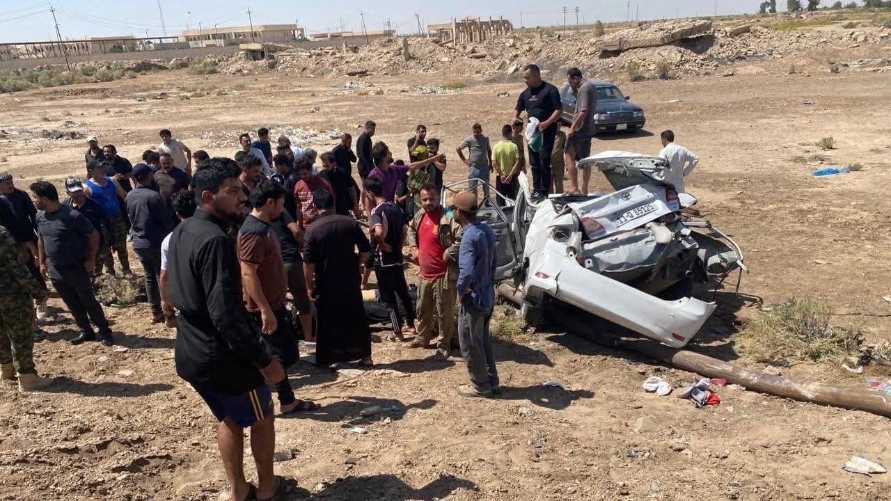 مصرع  وإصابة 6 اشخاص بحادث سير في ميسان  