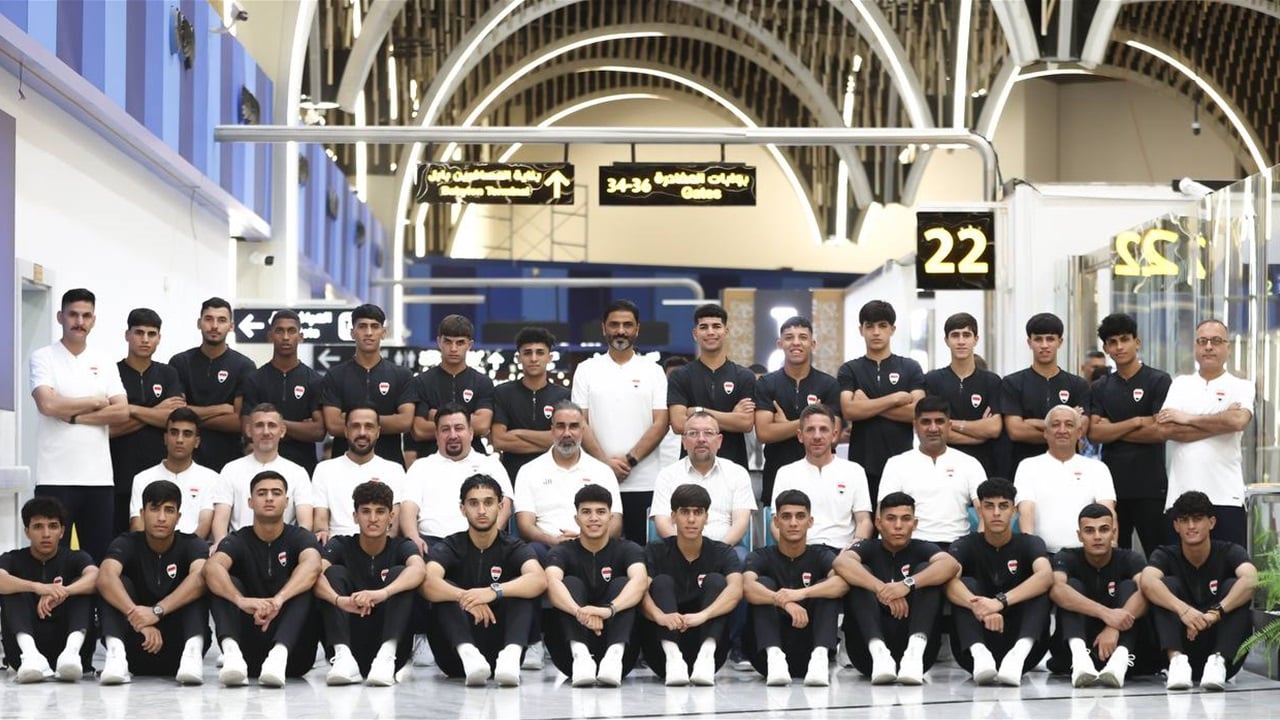 وفد منتخب الشباب يغادر إلى السعودية للمشاركة في كأس الخليج