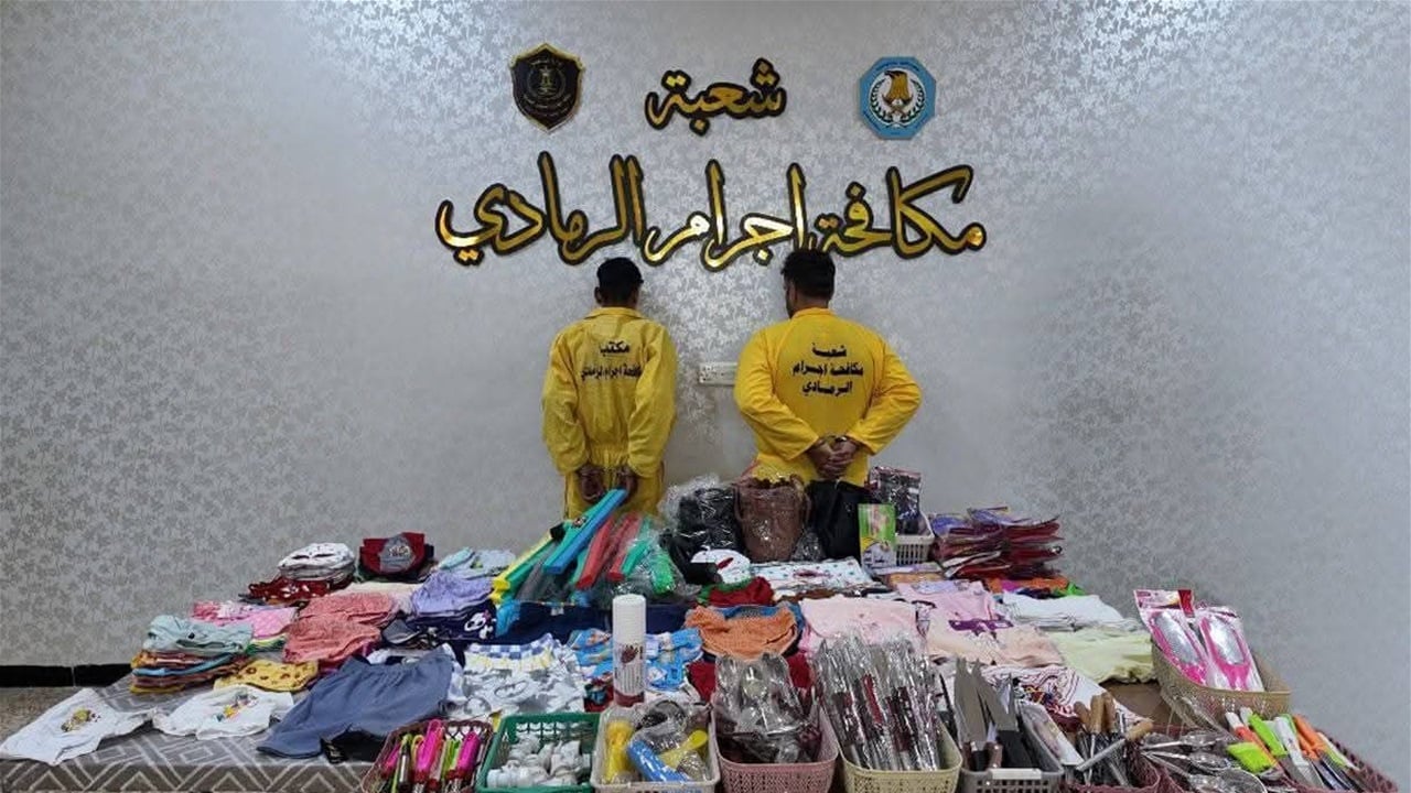 الانبار.. القبض على لصين قاموا بسرقة محال تجارية في سوق الرمادي  