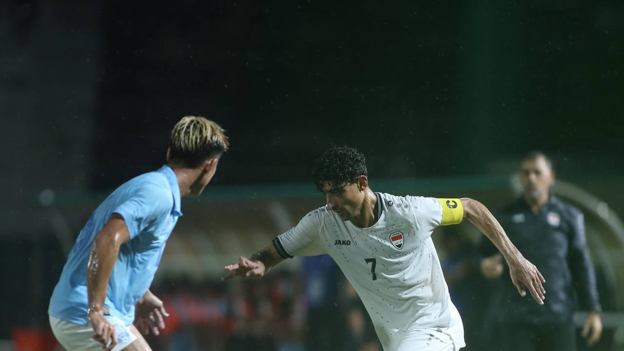 العراق يتعادل مع كمبوديا ويتأهل الى نهائيات آسيا تحت 23 عاماً