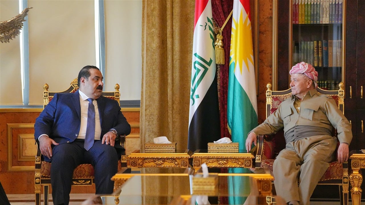 السامرائي وبارزاني يؤكدان أهمية توحيد المواقف الوطنية لضمان الاستقرار