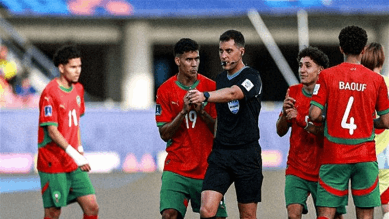 البطاقة الخضراء تنقذ المغرب أمام إسبانيا في مونديال الشباب