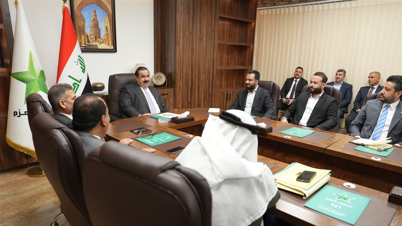 السامرائي يبحث مع أعضاء تحالف العزم أوضاع الأنبار واحتياجاتها
