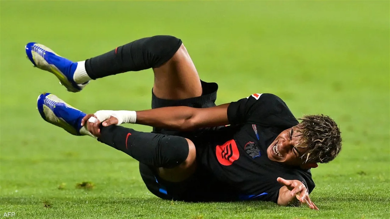 ابتعاد لامين يامال عن الملاعب 3 أسابيع إثر الإصابة
