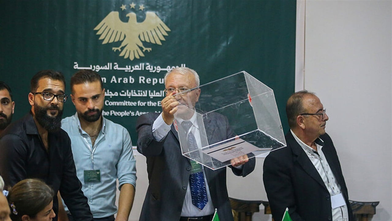 النتائج الأولية للانتخابات في سوريا