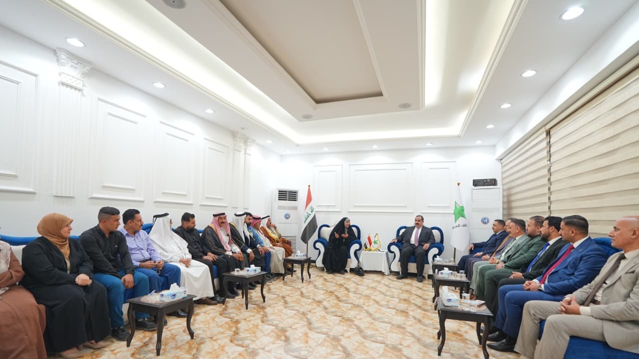 السامرائي يلتقي عددا من مرشحي تحالف العزم في ديالى