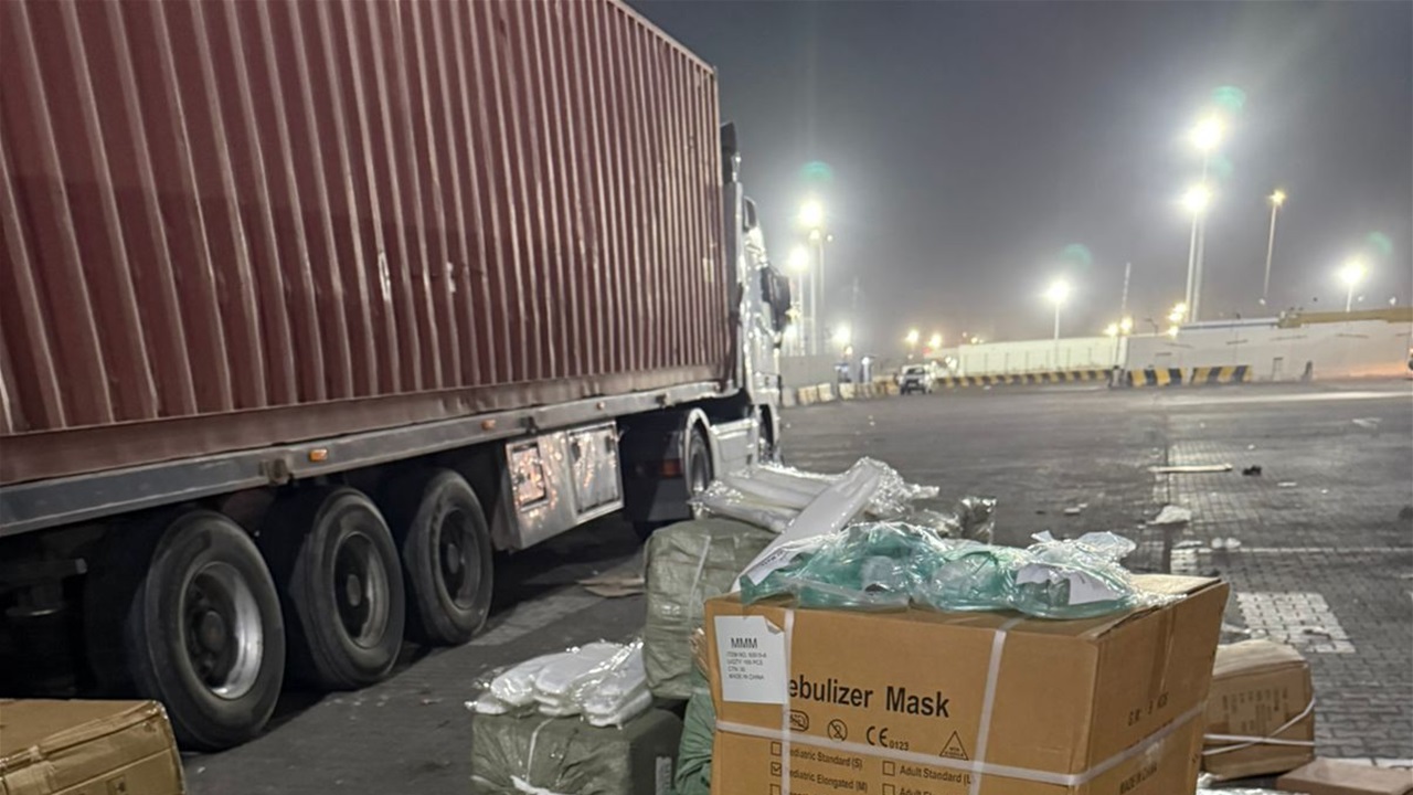 إحباط محاولة تهريب مستلزمات طبية في منفذ ميناء ام قصر الشمالي