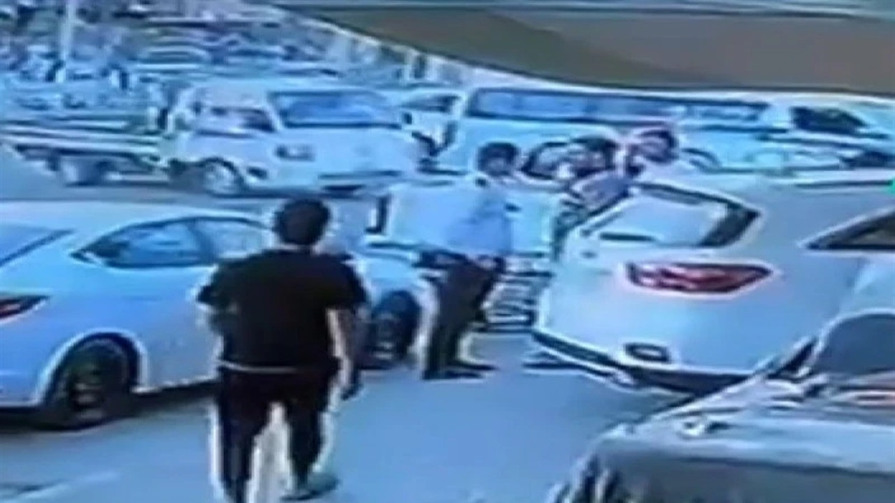 الحبس سنتين لشخصين ظهرا بمقطع فيديو يعتديان على رجل مرور في المحمودية