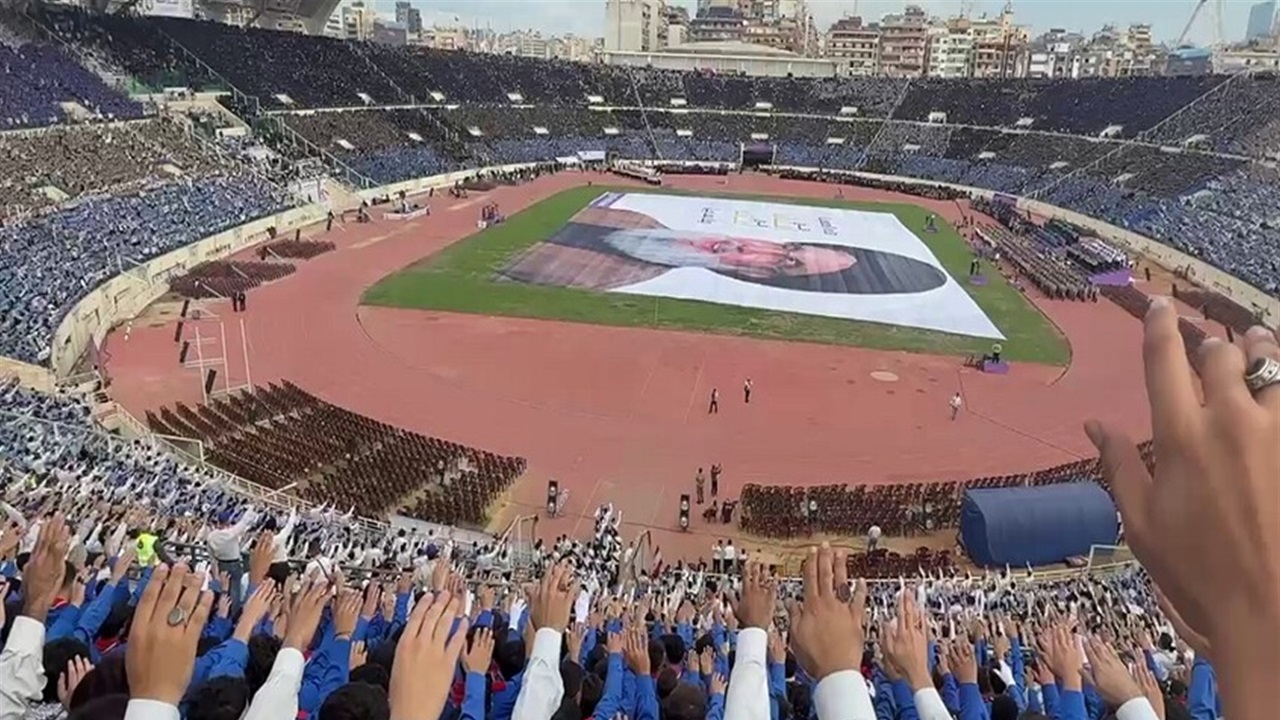 حزب الله ينظم أكبر تجمع كشفي في الذكرى الأولى لاغتيال السيد حسن نصر الله