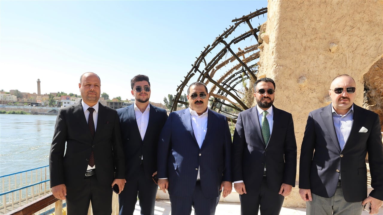 رئيس تحالف العزم يصل محافظة الأنبار