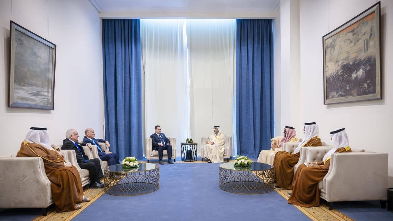 السوداني وبن زايد يبحثان التعاون بمجال &quot;طريق التنمية&quot;