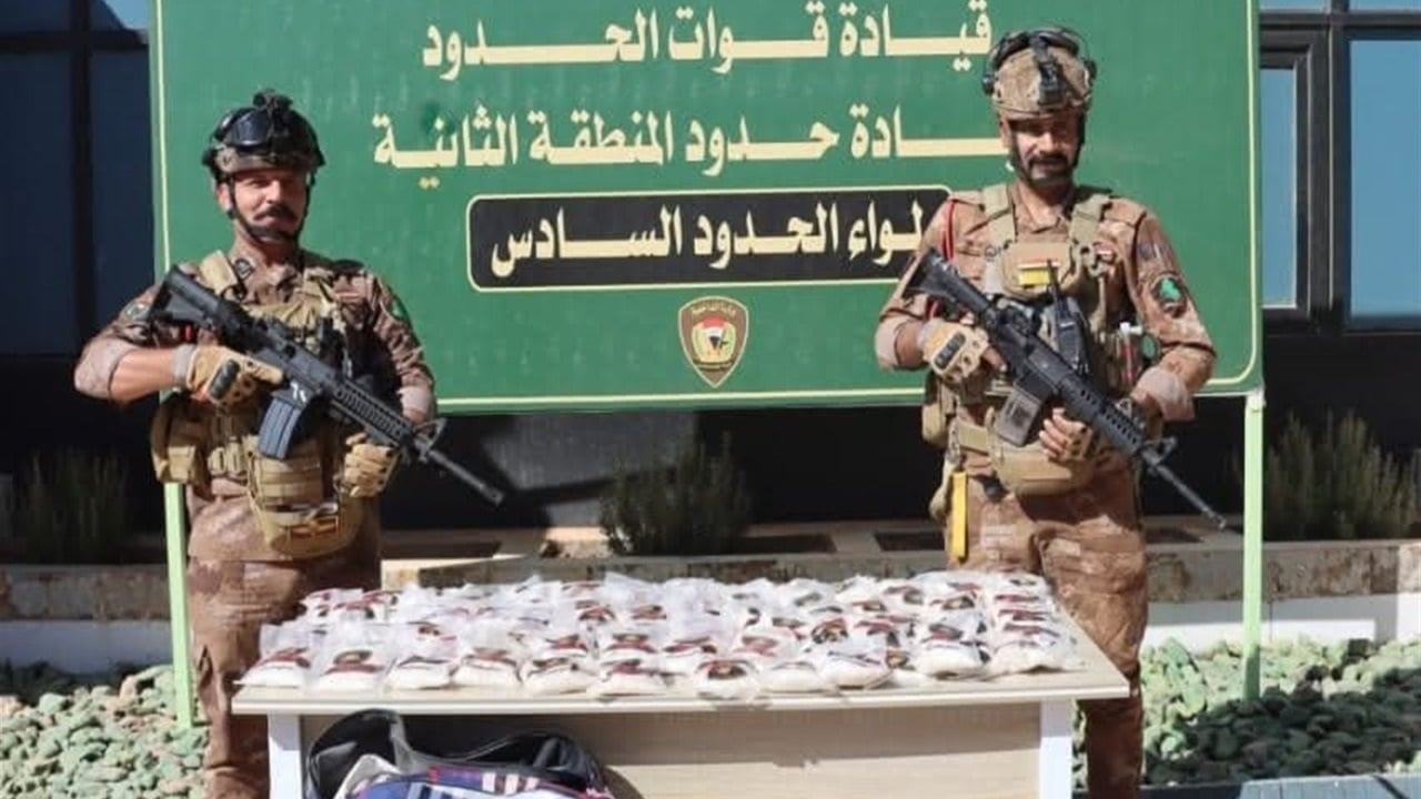 إحباط تهريب 23كغم من الكبتاغون إلى العراق عبر &quot;منطاد&quot;