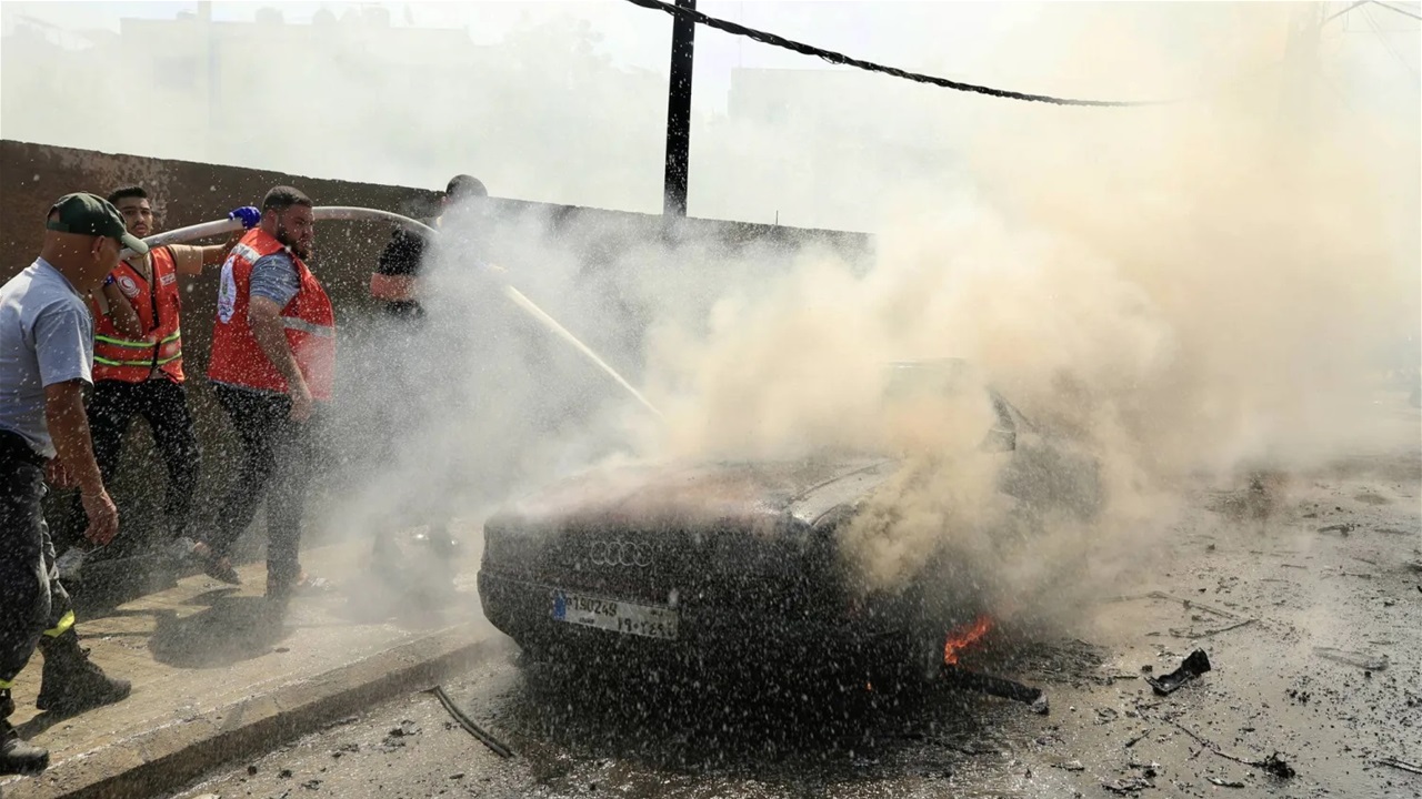 مسيرة إسرائيلية تستهدف سيارة مدنية في جنوب لبنان