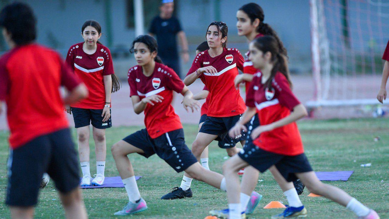 منتخب العراق للواعدات في المجموعة الأولى لكأس غرب آسيا تحت 14 عامًا